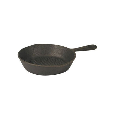 Moda Cast Iron Round Skillet Collection (Plain & Ribbed / 200mm & 265mm Sizes)
