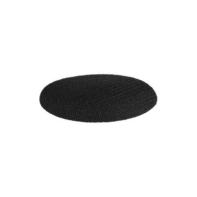 Trenton Black Mesh Round Non-Slip Bar Service Tray Mat Collection (260mm to 380mm Sizes / Fits 300mm to 430mm Trays) (Set of 12)