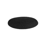 Trenton Black Mesh Round Non-Slip Bar Service Tray Mat Collection (260mm to 380mm Sizes / Fits 300mm to 430mm Trays) (Set of 12)