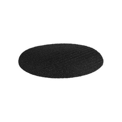 Trenton Black Mesh Round Non-Slip Bar Service Tray Mat Collection (260mm to 380mm Sizes / Fits 300mm to 430mm Trays) (Set of 12)