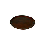 Trenton Round Wooden Serving Tray Collection (Mahogany & Birch Finishes / 330mm, 370mm & 435mm Sizes)