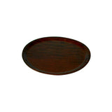 Trenton Round Wooden Serving Tray Collection (Mahogany & Birch Finishes / 330mm, 370mm & 435mm Sizes)