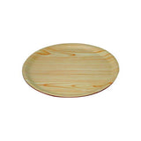 Trenton Round Wooden Serving Tray Collection (Mahogany & Birch Finishes / 330mm, 370mm & 435mm Sizes)