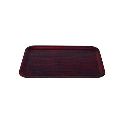 Trenton Rectangular Wooden Serving Tray Collection (Mahogany & Birch Finishes / 430mm to 600mm Sizes)