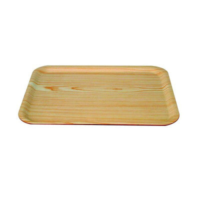 Trenton Rectangular Wooden Serving Tray Collection (Mahogany & Birch Finishes / 430mm to 600mm Sizes)