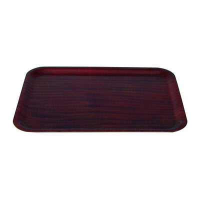 Trenton Rectangular Wooden Serving Tray Collection (Mahogany & Birch Finishes / 430mm to 600mm Sizes)