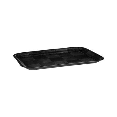 Trenton Black Woven Wood Rectangular Serving Tray Collection (200x300mm, 250x350mm & 300x400mm Sizes)