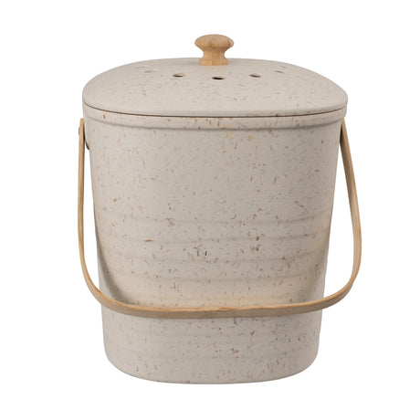Eco Square Compost Bin, 8 Litre - White - 41616