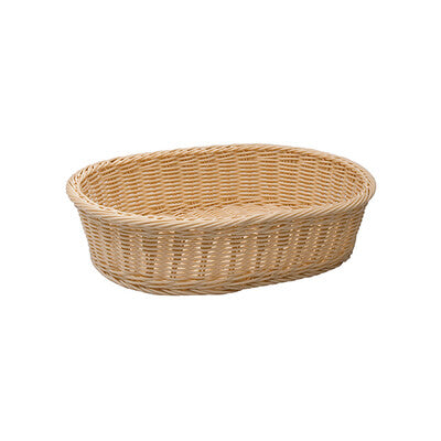 Sunnex Natural Polypropylene Heavy-Duty Bread Basket Collection (Round & Oval / Sizes up to 380mm)