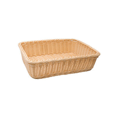Sunnex Natural Polypropylene Heavy-Duty Rectangular Display Basket Collection (360mm to 530mm Sizes)
