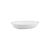Trenton Polypropylene Oval Fast Food Serving Baskets (240x150x50mm - Black, Red & White) (Set of 36)