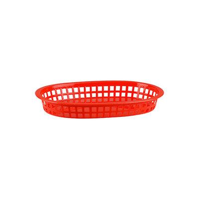 Trenton Commercial Tabletop Bread Basket Collection (Polypropylene & Chrome / Various Sizes & Colors)