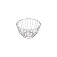 41820 - Bread Basket-Chrome | Round | 200X115Mm