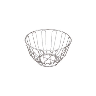 Trenton Commercial Tabletop Bread Basket Collection (Polypropylene & Chrome / Various Sizes & Colors)