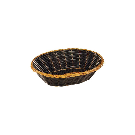 41879 - Trenton Bread Basket Oval 240mm Black