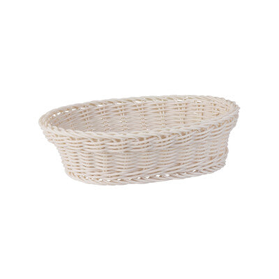 Trenton Commercial Tabletop Bread Basket Collection (Polypropylene & Chrome / Various Sizes & Colors)