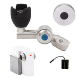 3monkeez T-3MSS-BUBS45SB 45 Degree Silicone Mouthguard Bubbler with Bench Mount Sensor I Battery Operated