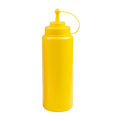 Trenton Wide-Mouth Commercial Squeeze Bottle Collection (Clear, Red & Yellow / 340ml to 1L)