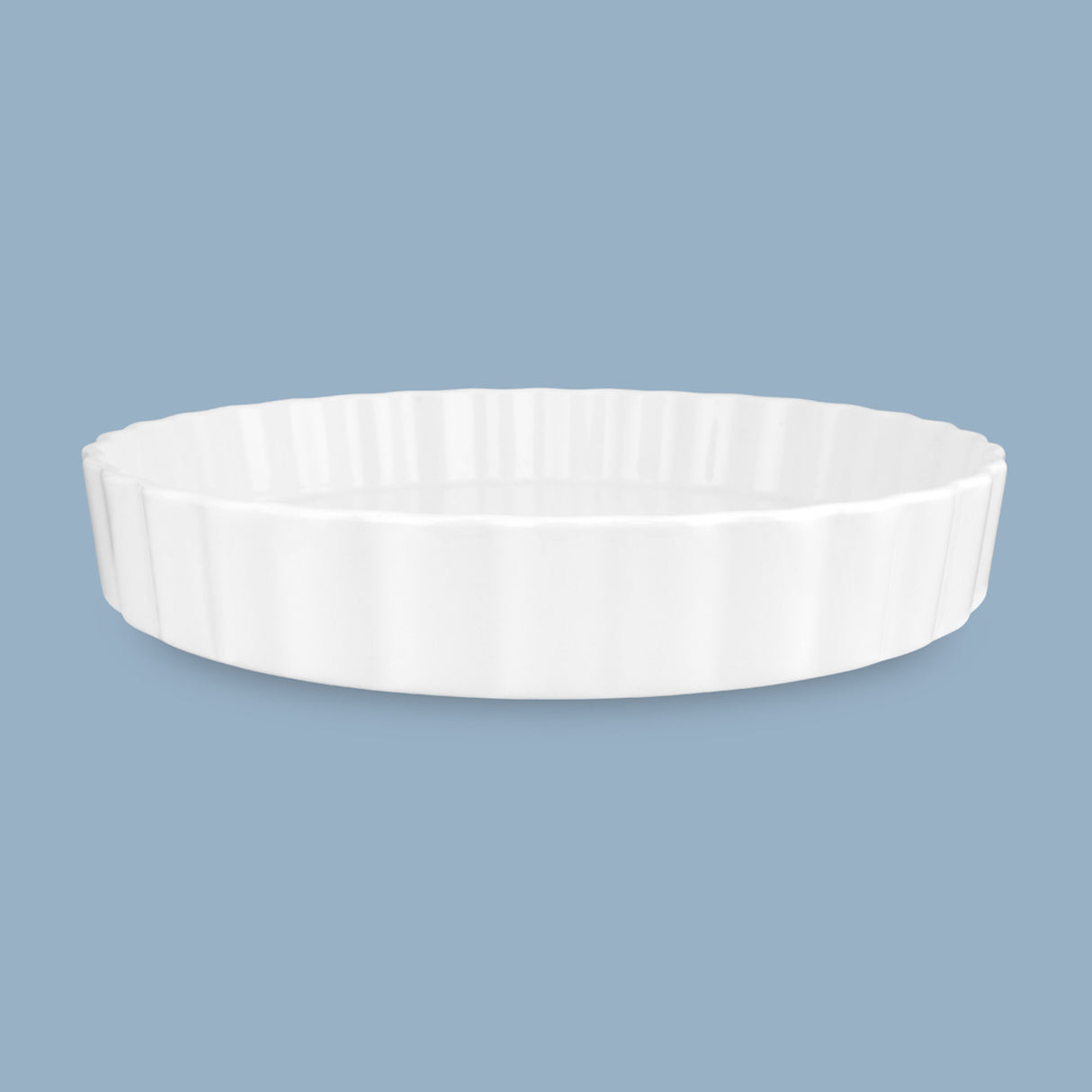Quiche Dish, 28 x 4cm - New Bone Porcelain