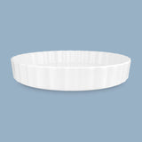 Quiche Dish, 28 x 4cm - New Bone Porcelain