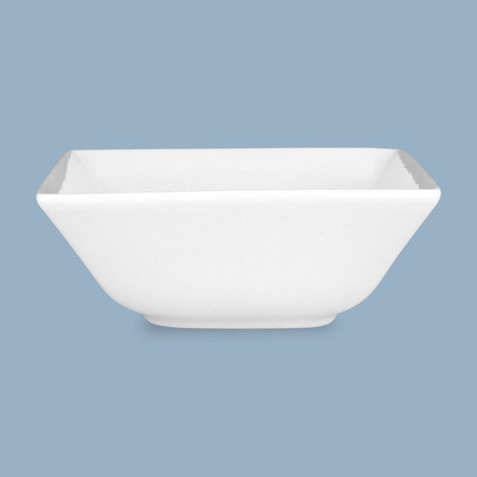Square Footed Bowl, 10 x 4cm/170ml - New Bone Porcelain
