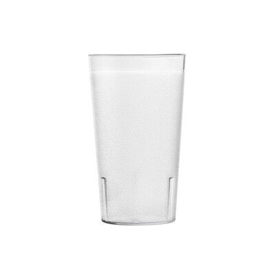 Trenton Heavy-Duty SAN Plastic Pebbled Tumbler Glassware Collection (225ml, 270ml & 340ml) (Set of 72)
