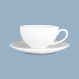 Cappuccino Cup and Saucer, 320ml - New Bone Porcelain