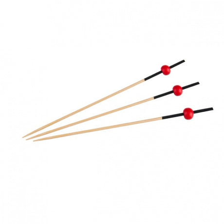 Bamboo Skewer-Rio Ends| 120Mm | 100Pcs/Pack 