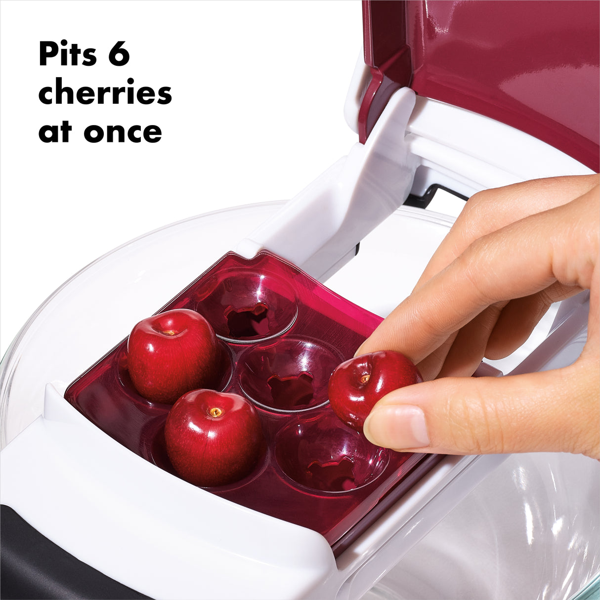 Quick-Release Multi-Cherry Pitter