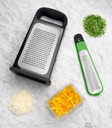 Etched Box Grater with Removeable Zester