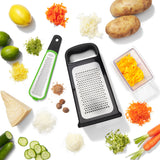 Etched Box Grater with Removeable Zester