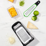 Etched Box Grater with Removeable Zester