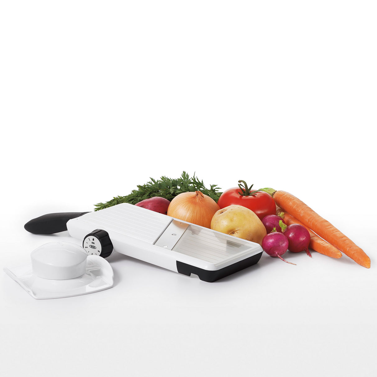 Adjustable Hand-Held Mandoline Slicer