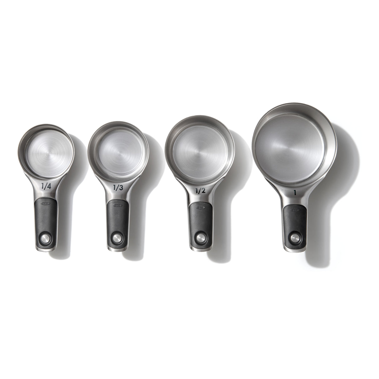 4 Piece Stainless Steel Measuring Cup Set