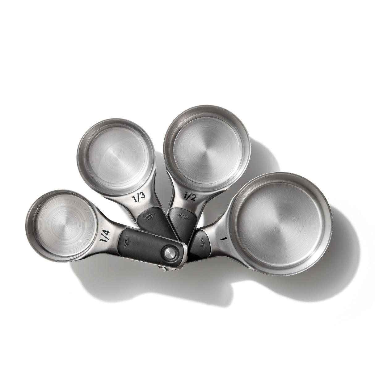 4 Piece Stainless Steel Measuring Cup Set