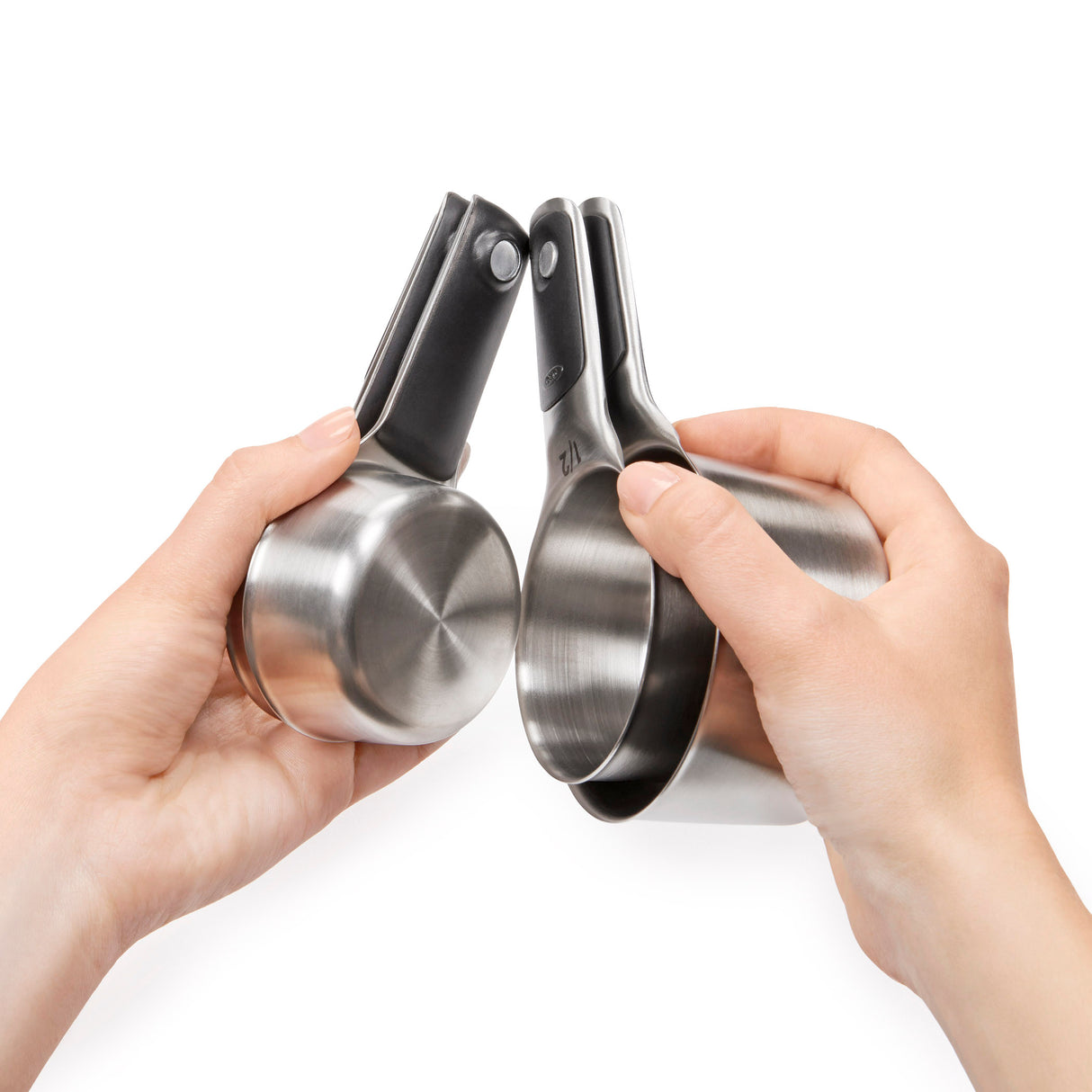 4 Piece Stainless Steel Measuring Cup Set