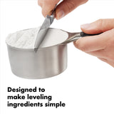 4 Piece Stainless Steel Measuring Cup Set