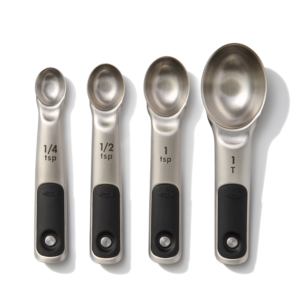4-Piece Stainless Steel Measuring Spoon Set