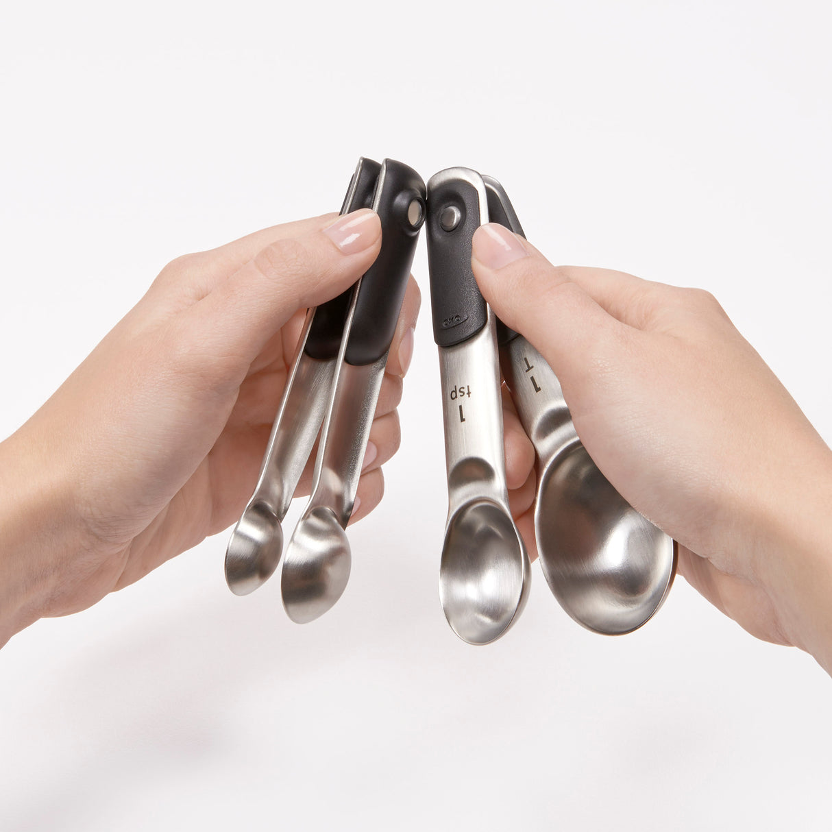 4-Piece Stainless Steel Measuring Spoon Set