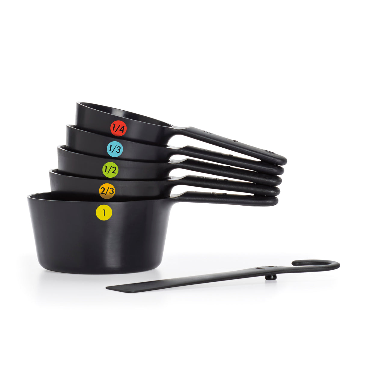6-Piece Plastic Measuring Cup Set