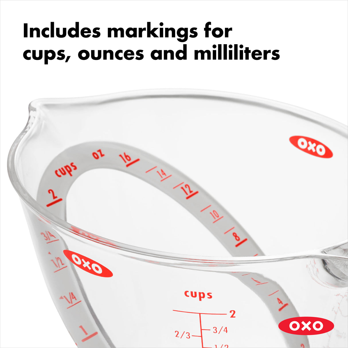 Angled Measuring Cup - 2 Cup/ 500ml