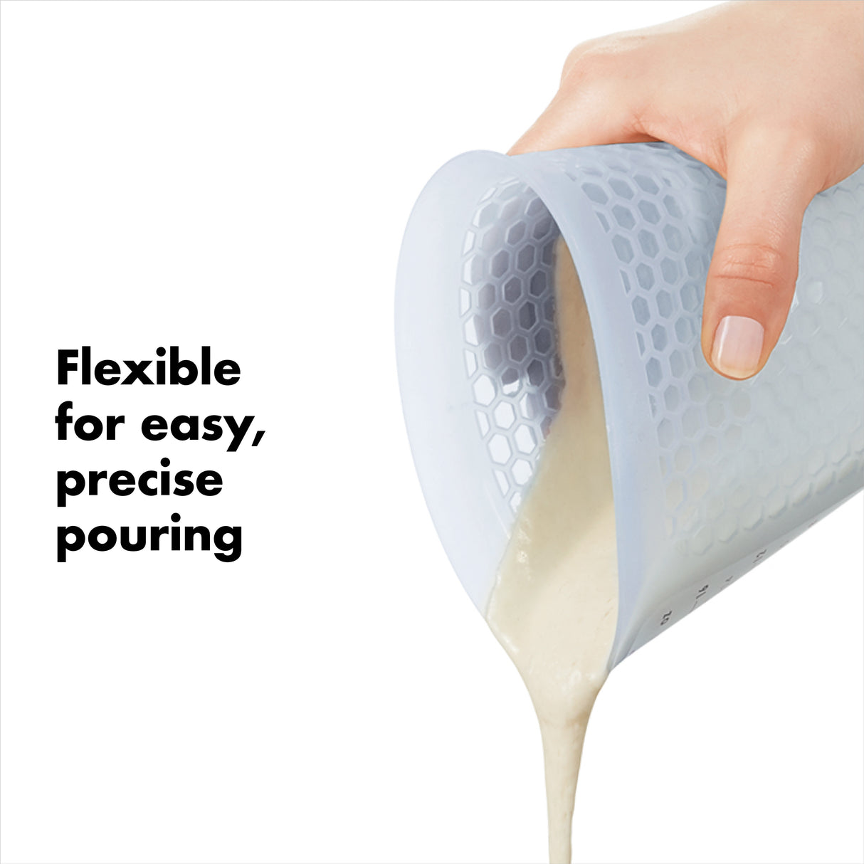 Squeeze & Pour Silicone Measuring Cup - 1 Cup/ 250ml