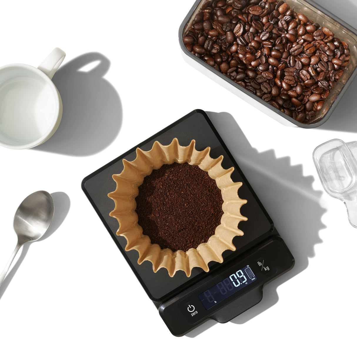 Food Scale With Pull-Out Display