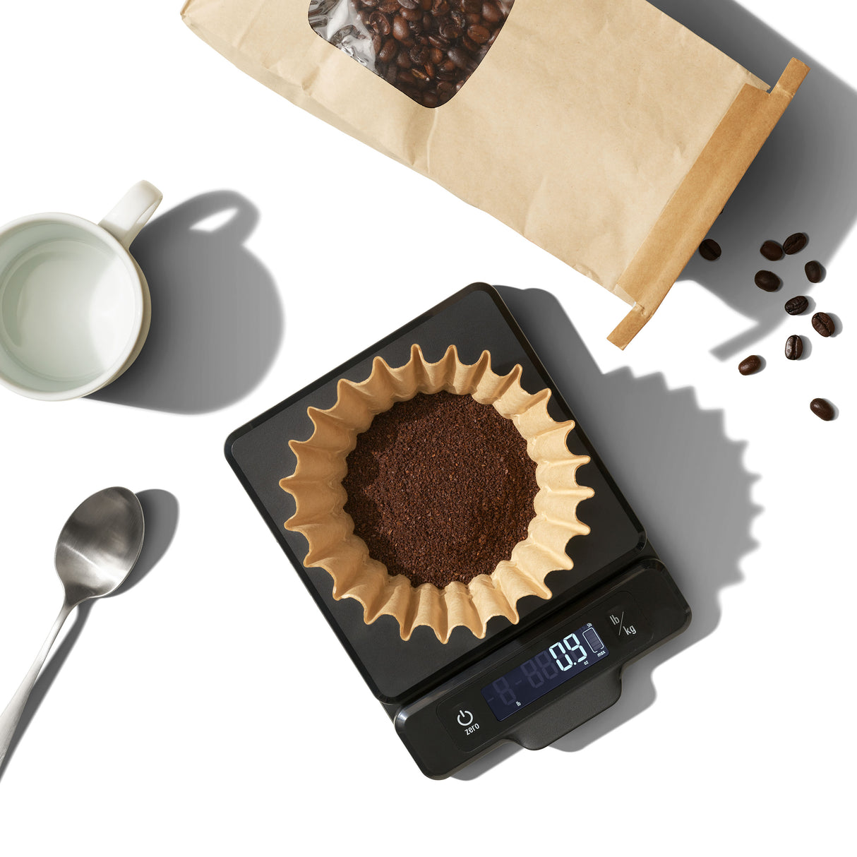 Food Scale With Pull-Out Display