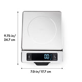 Food Scale With Pull-Out Display