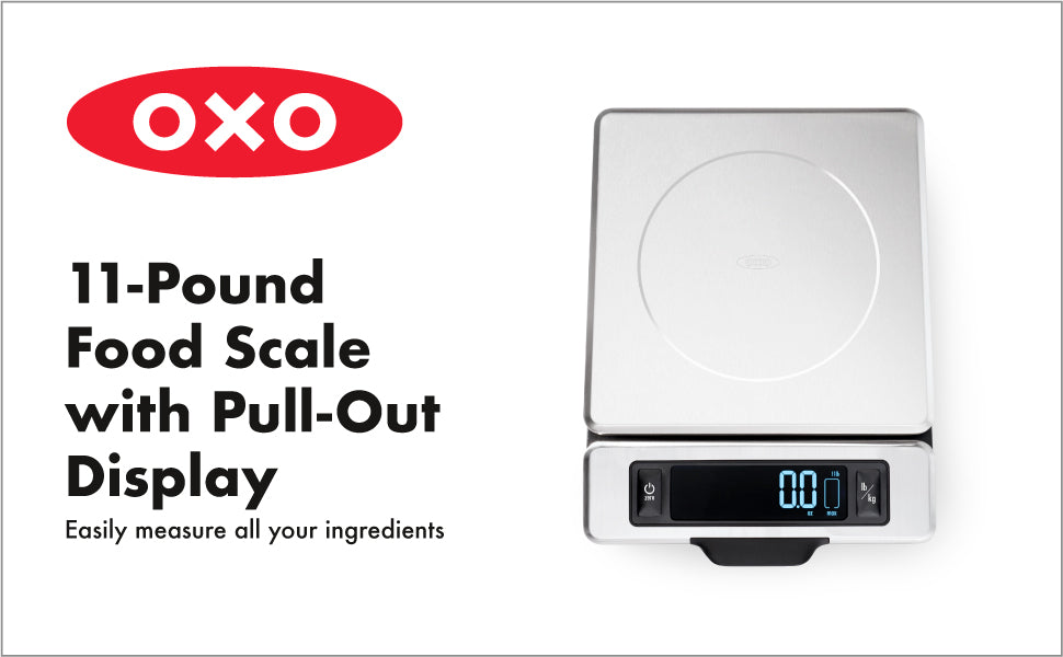 Food Scale With Pull-Out Display