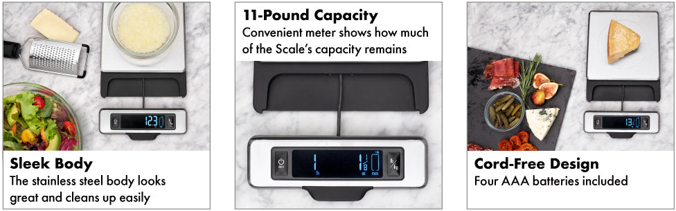 Food Scale With Pull-Out Display