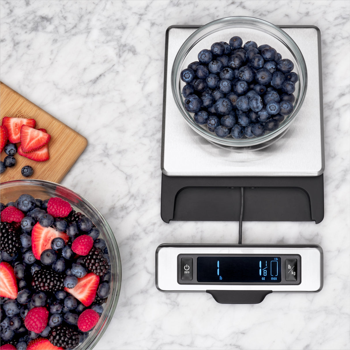 Food Scale With Pull-Out Display