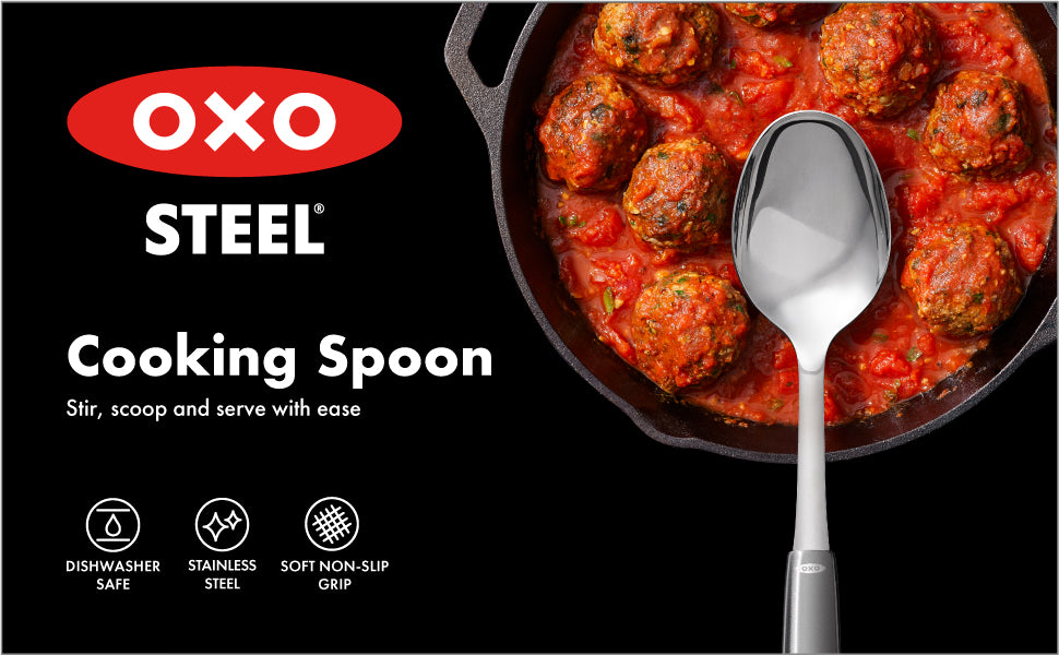 STEEL Cooking Spoon