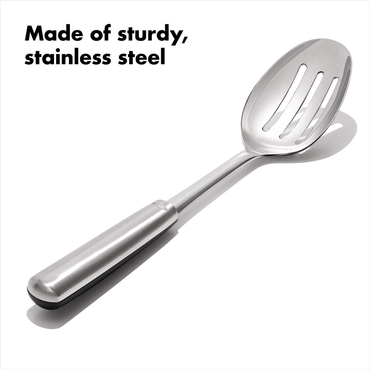 STEEL Slotted Cooking Spoon